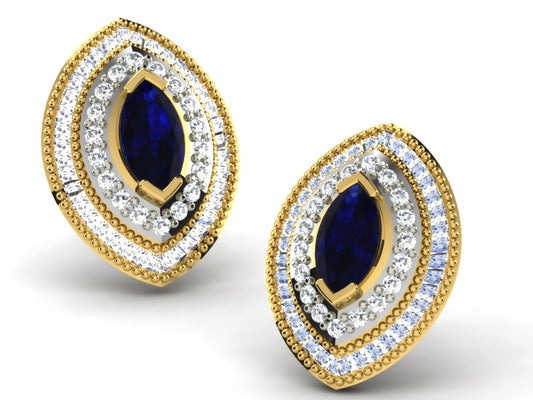 3D Jewelry Files Earring Model 3DM STL DE-3743