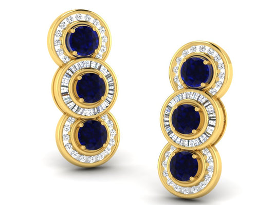 3D Jewelry Files Earring Model 3DM STL DE-3762