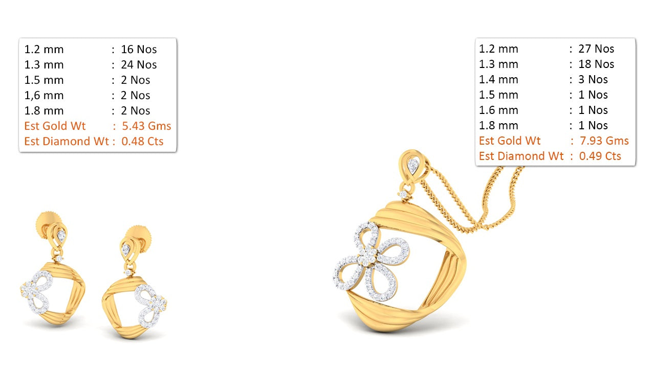 3D Jewelry Files Set Model 3DM STL DOC PN - 5122