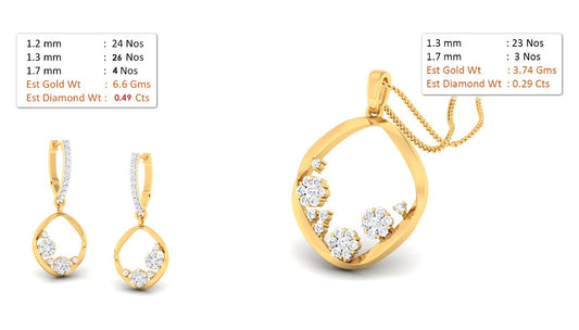 3D Jewelry Files Set Model 3DM STL DOC PN - 5127