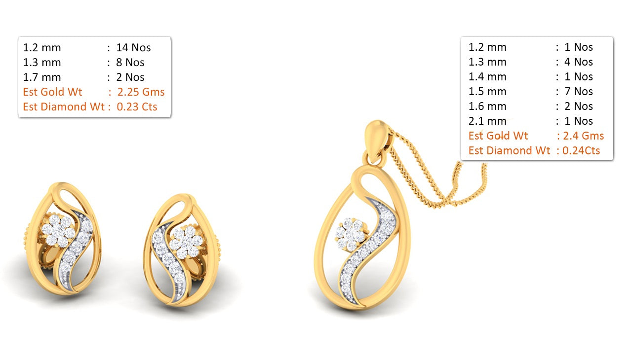 3D Jewelry Files Set Model 3DM STL DOC PN - 5221