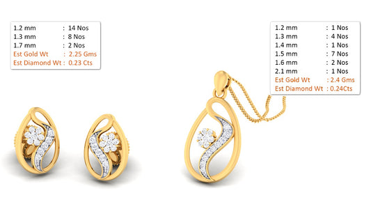 3D Jewelry Files Set Model 3DM STL DOC PN - 5221