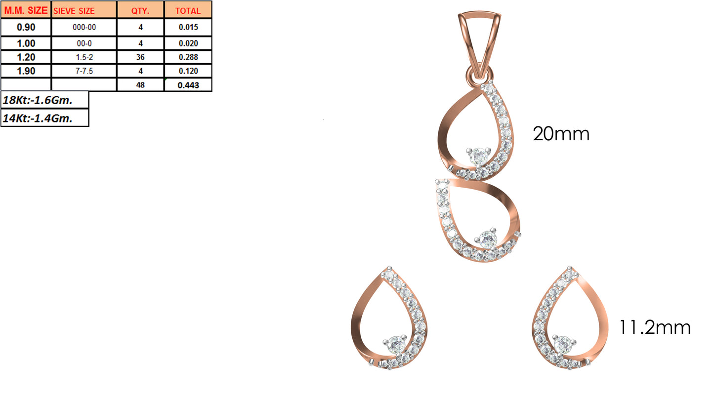 3D Jewelry Design Set Files STL 3DM DS5-P-101