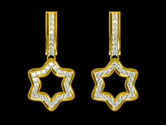 3D Jewelry Design Earring Files JCAD ER-009-399