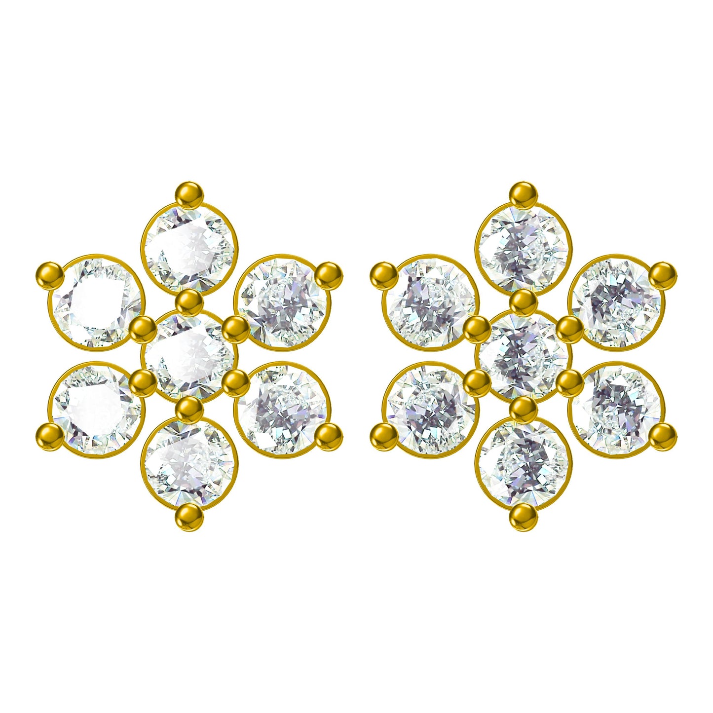3D Jewelry Design Earring Files JCAD ER-046-0884