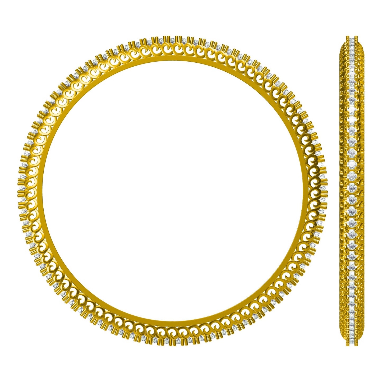 3D Jewelry Files Bracelet Model JCAD LBN-0081G-8244