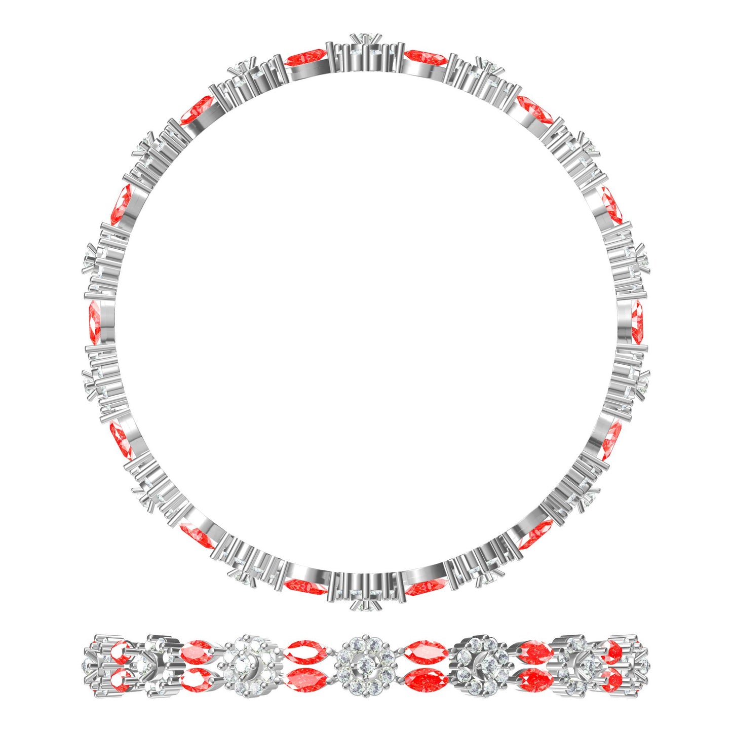 3D Jewelry Files Bracelet Model JCAD LBN-0442-9150