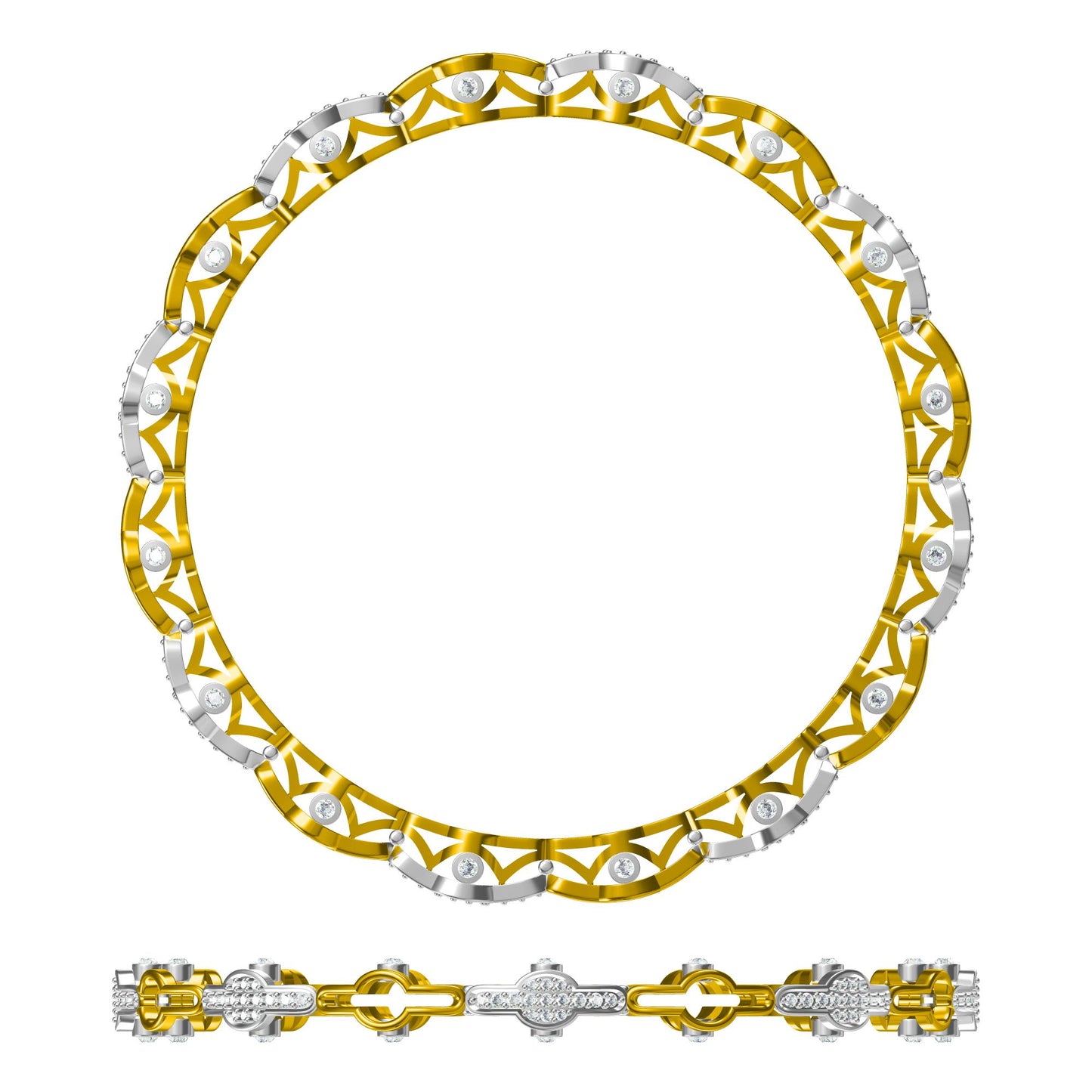 3D Jewelry Files Bracelet Model JCAD LBN-0468-10454