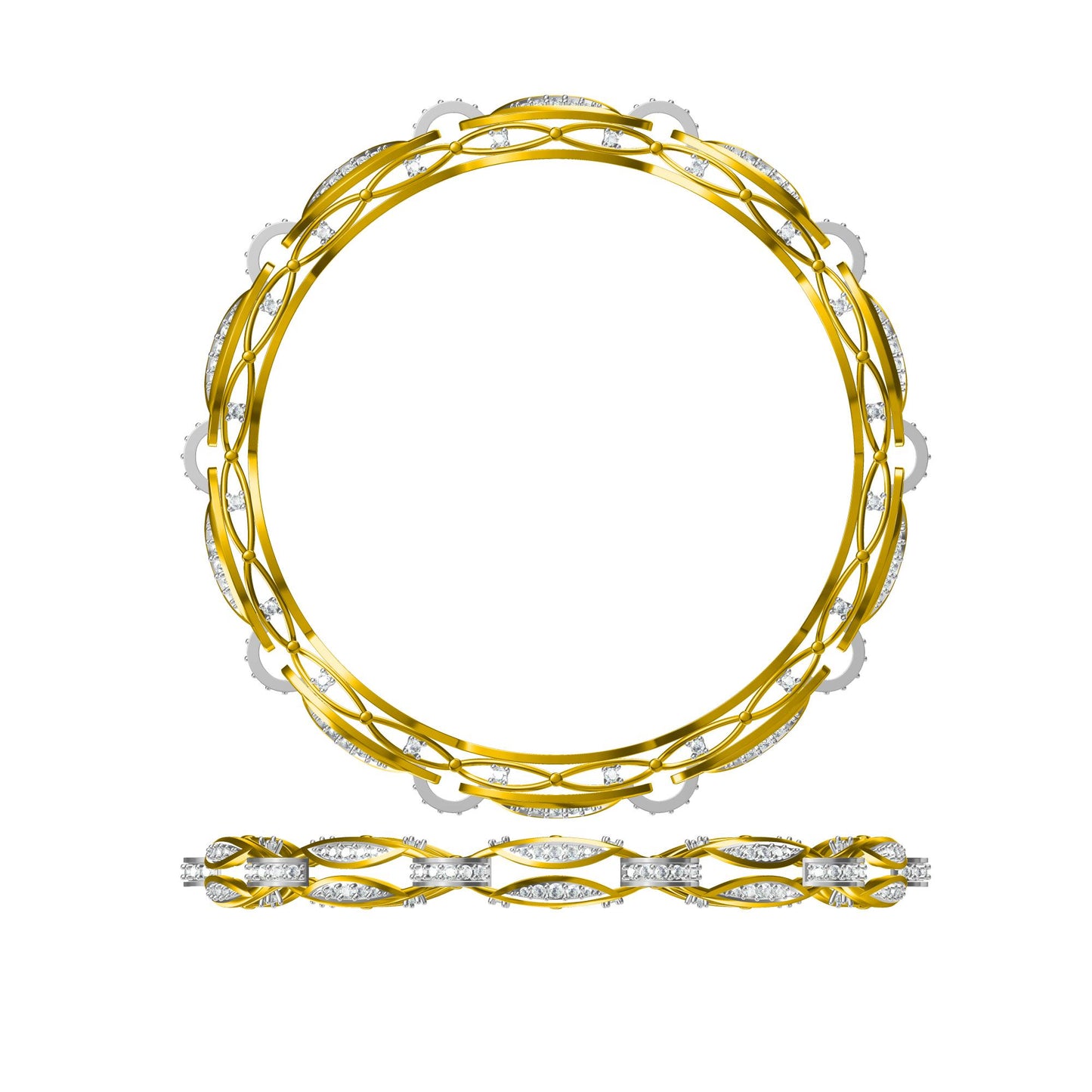 3D Jewelry Files Bracelet Model JCAD LBN-0485-10452