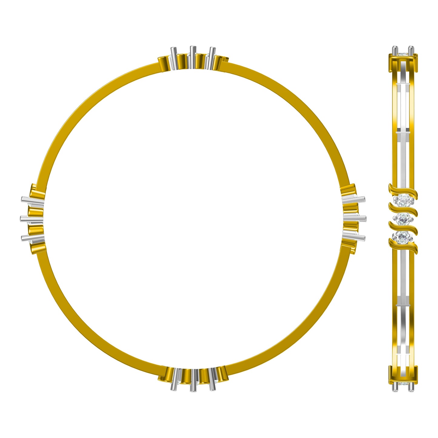 3D Jewelry Files Bracelet Model JCAD LBN-125-2440