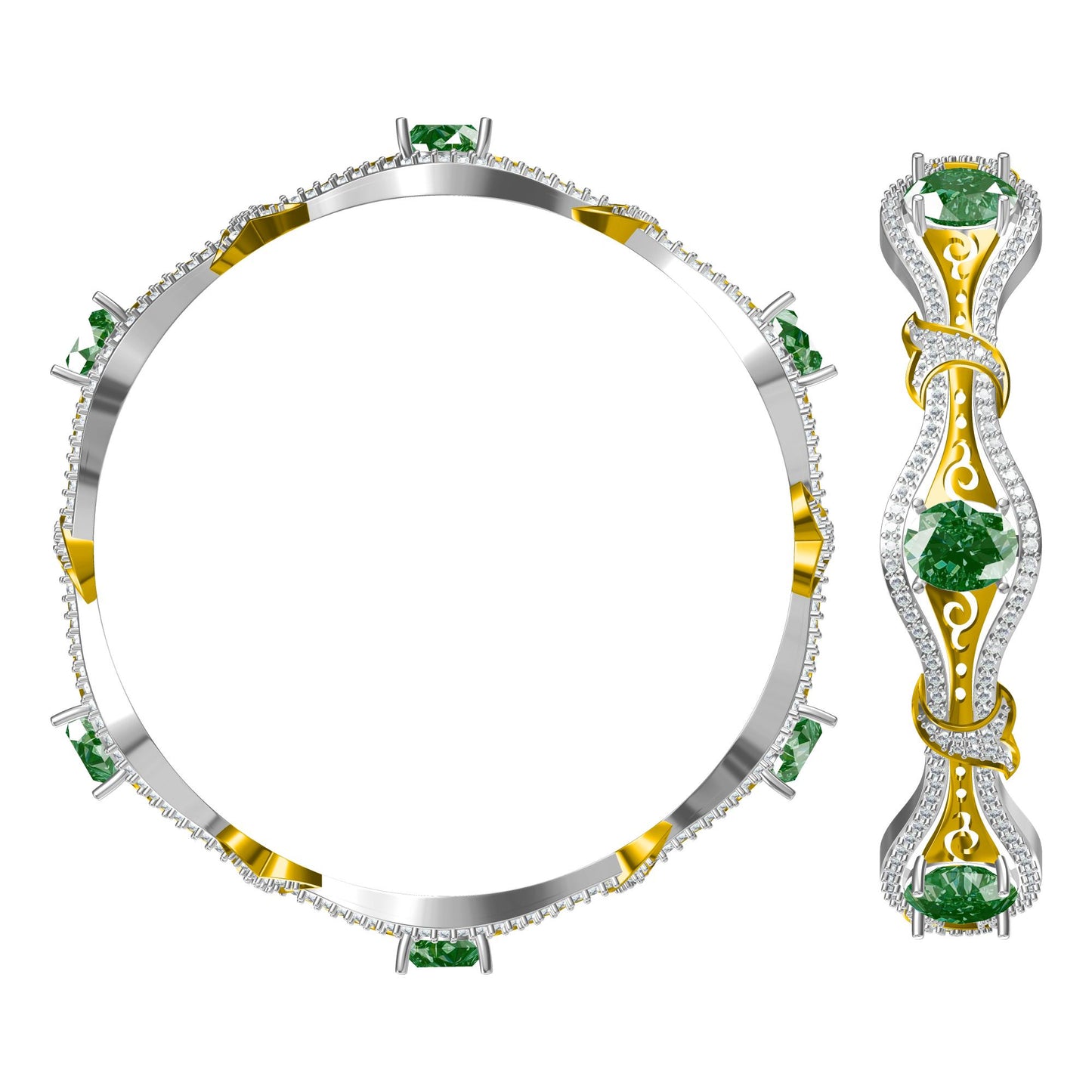 3D Jewelry Files Bracelet Model JCAD LBN-249-5286