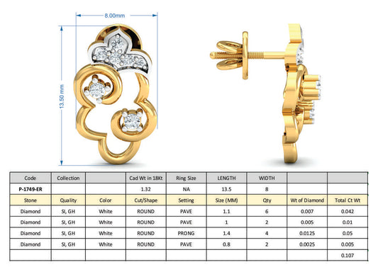 3D Jewelry Design Set Files STL 3DM P-1749