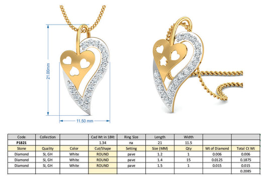 3D Jewelry Design Set Files STL 3DM P-1821