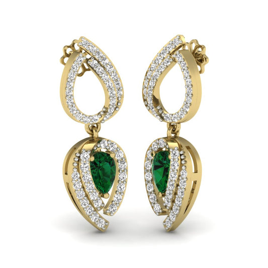 3D Jewelry Files Earring Model 3DM STL PER-022 DIA