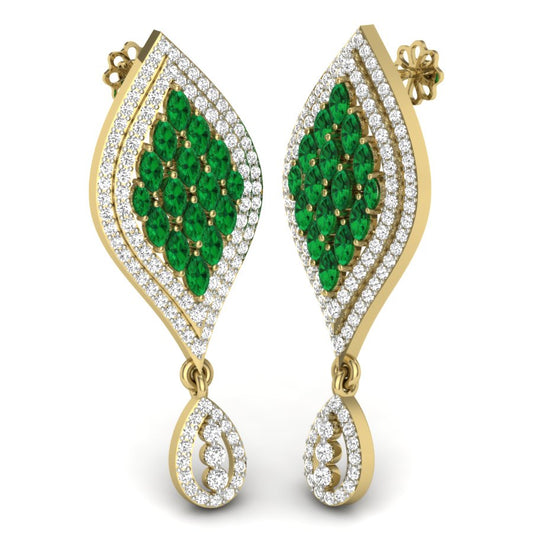 3D Jewelry Files Earring Model 3DM STL PER-137-DIA