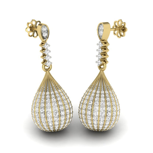 3D Jewelry Files Earring Model 3DM STL PER-138-DIA