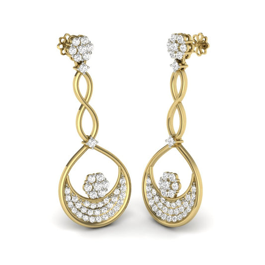 3D Jewelry Files Earring Model 3DM STL PER-263 DIA