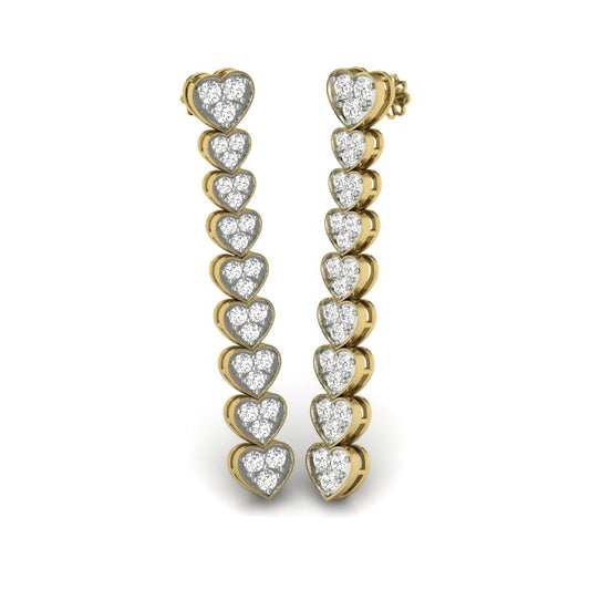 3D Jewelry Files Earring Model 3DM STL PER-308-DIA