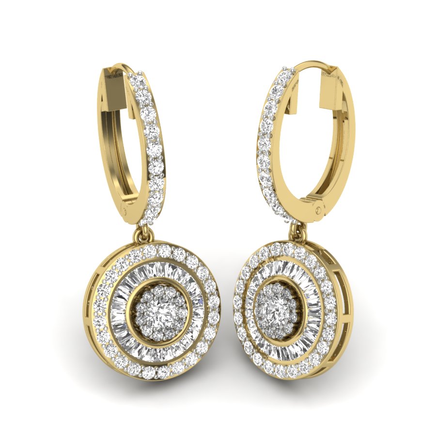 3D Jewelry Files Earring Model 3DM STL PER-311-DIA