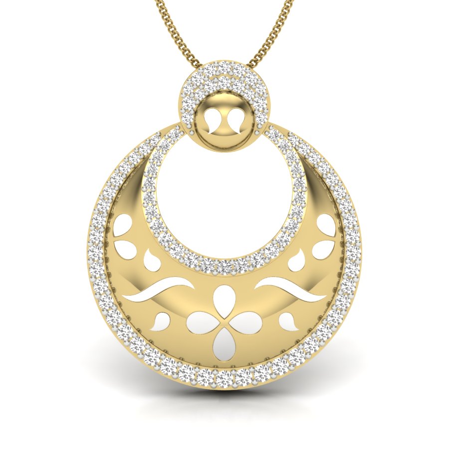 3D Jewelry Files Pendant Model 3DM PPD-102 DIA