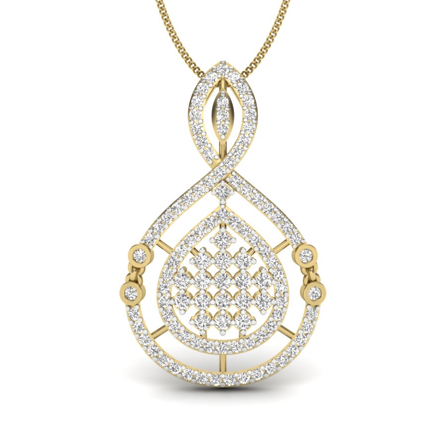 3D Jewelry Files Pendant Model 3DM PPD-113 DIA