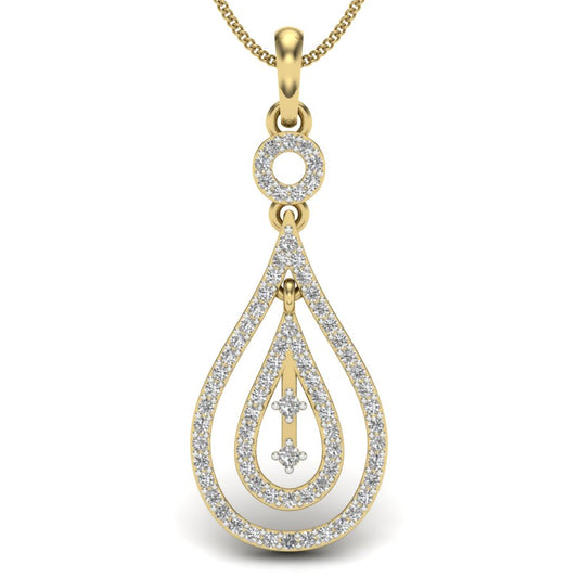 3D Jewelry Files Pendant Model 3DM PPD-166 DIA