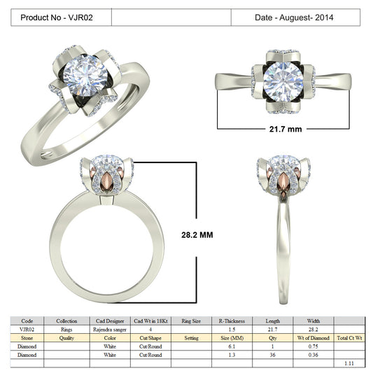 3D Jewelry Files Ring Model 3DM 15=calur ston rings=02