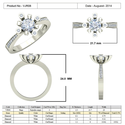 3D Jewelry Files Ring Model 3DM 15=calur ston rings=08