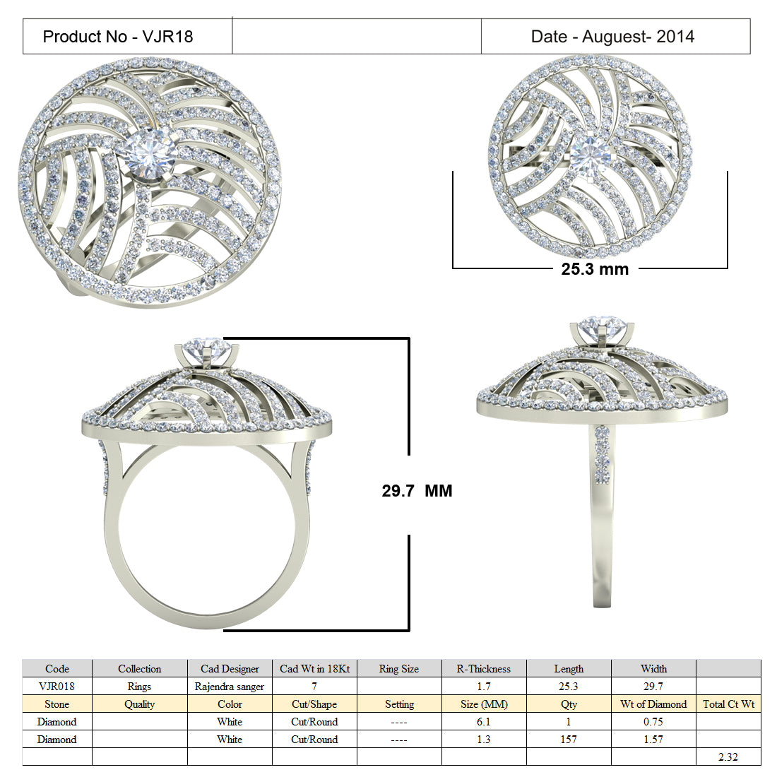 Regular Ring Models 3D Jewelry Files Ring Model 3DM 15=calur ston rings=17 – 3D Jewelry ...