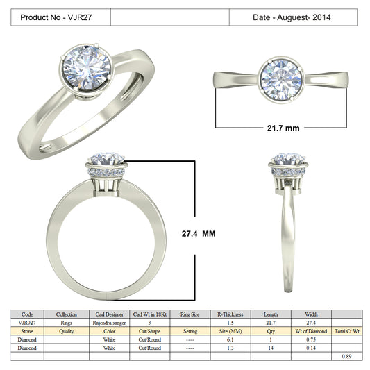 3D Jewelry Files Ring Model 3DM 15=calur ston rings=26