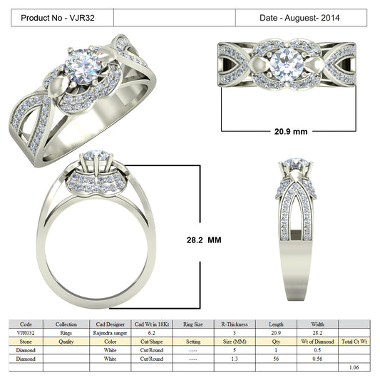 3D Jewelry Files Ring Model 3DM 15=calur ston rings=31