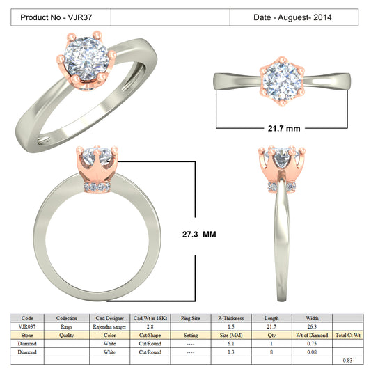 3D Jewelry Files Ring Model 3DM 15=calur ston rings=36