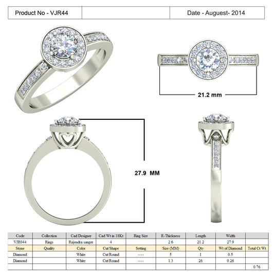 3D Jewelry Files Ring Model 3DM 15=calur ston rings=43