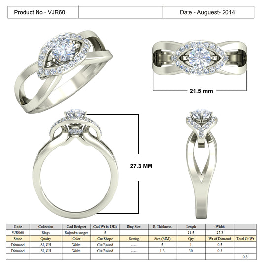 3D Jewelry Files Ring Model 3DM 15=calur ston rings=59