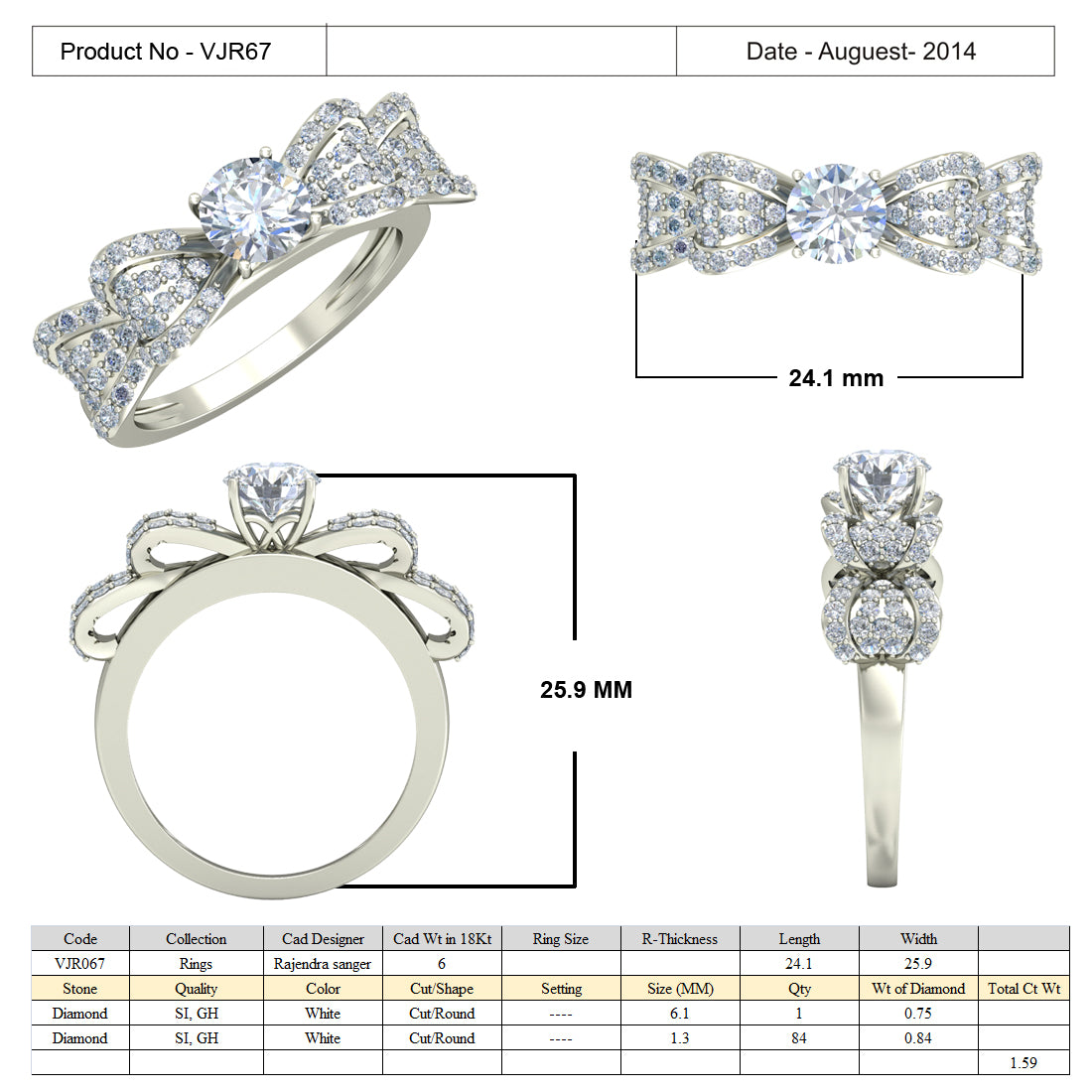 Regular Ring Models 3D Jewelry Files Ring Model 3DM 15=calur ston rings=66 – 3D Jewelry ...