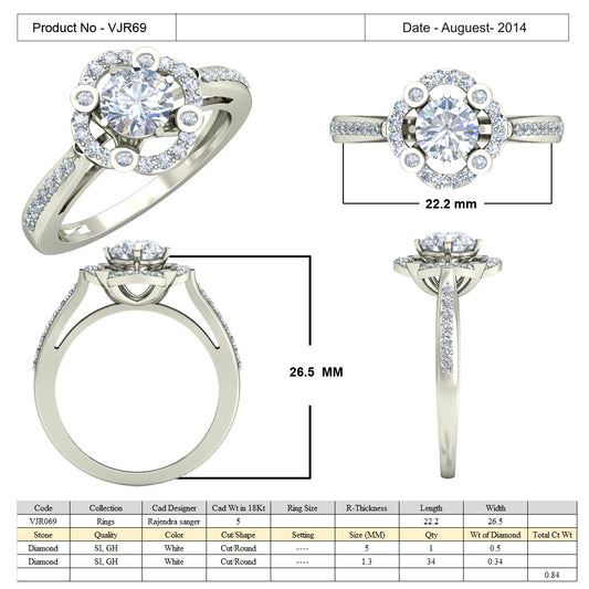 3D Jewelry Files Ring Model 3DM 15=calur ston rings=68