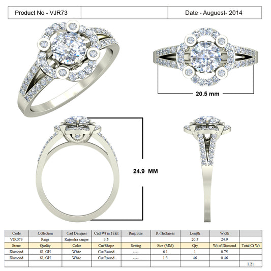 3D Jewelry Files Ring Model 3DM 15=calur ston rings=72