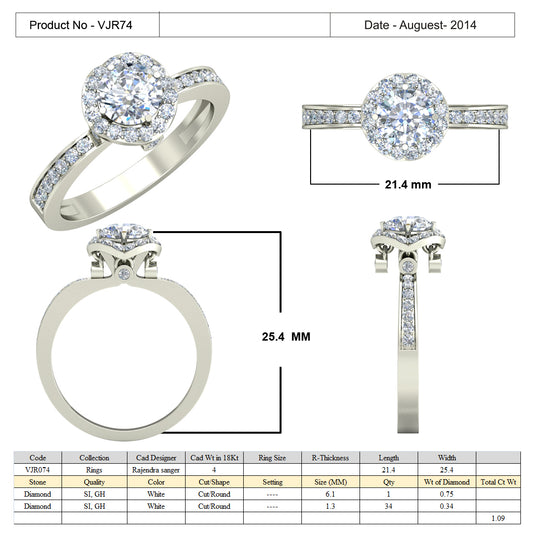 3D Jewelry Files Ring Model 3DM 15=calur ston rings=73