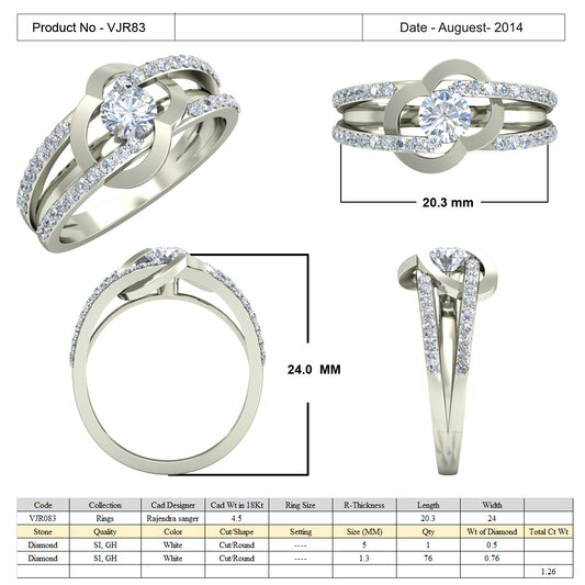 3D Jewelry Files Ring Model 3DM 15=calur ston rings=82