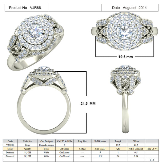 3D Jewelry Files Ring Model 3DM 15=calur ston rings=84