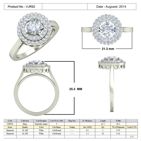 3D Jewelry Files Ring Model 3DM 15=calur ston rings=90