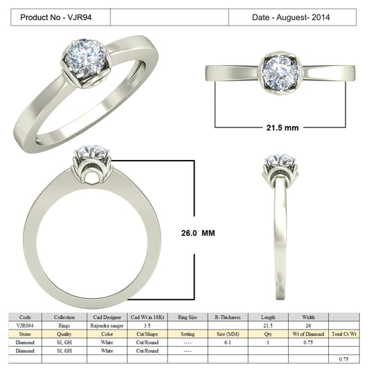 3D Jewelry Files Ring Model 3DM 15=calur ston rings=92