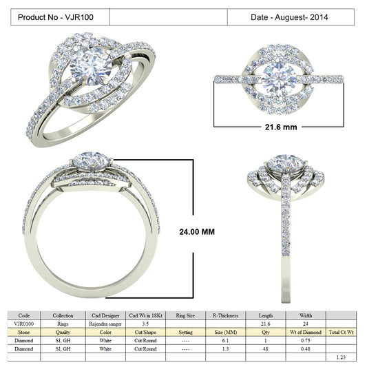 3D Jewelry Files Ring Model 3DM 15=calur ston rings=98