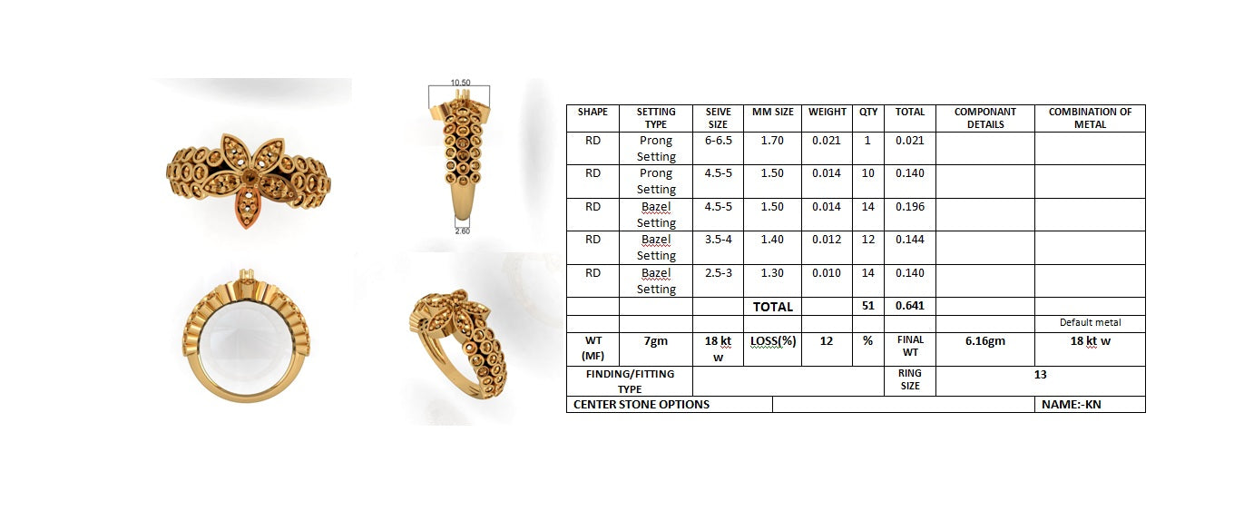 3D Jewelry Files Ring Model STL DR-2882 R20