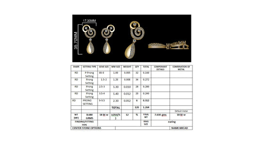 3D Jewelry Files Earring Model 3DM earr20
