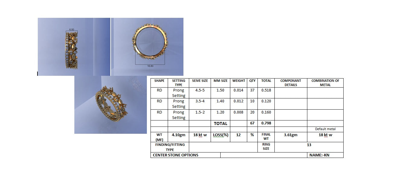 3D Jewelry Files Ring Model STL DR-2882 R31