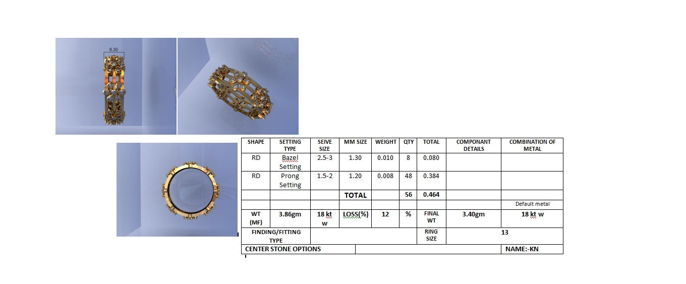 3D Jewelry Files Ring Model STL DR-2882 R37