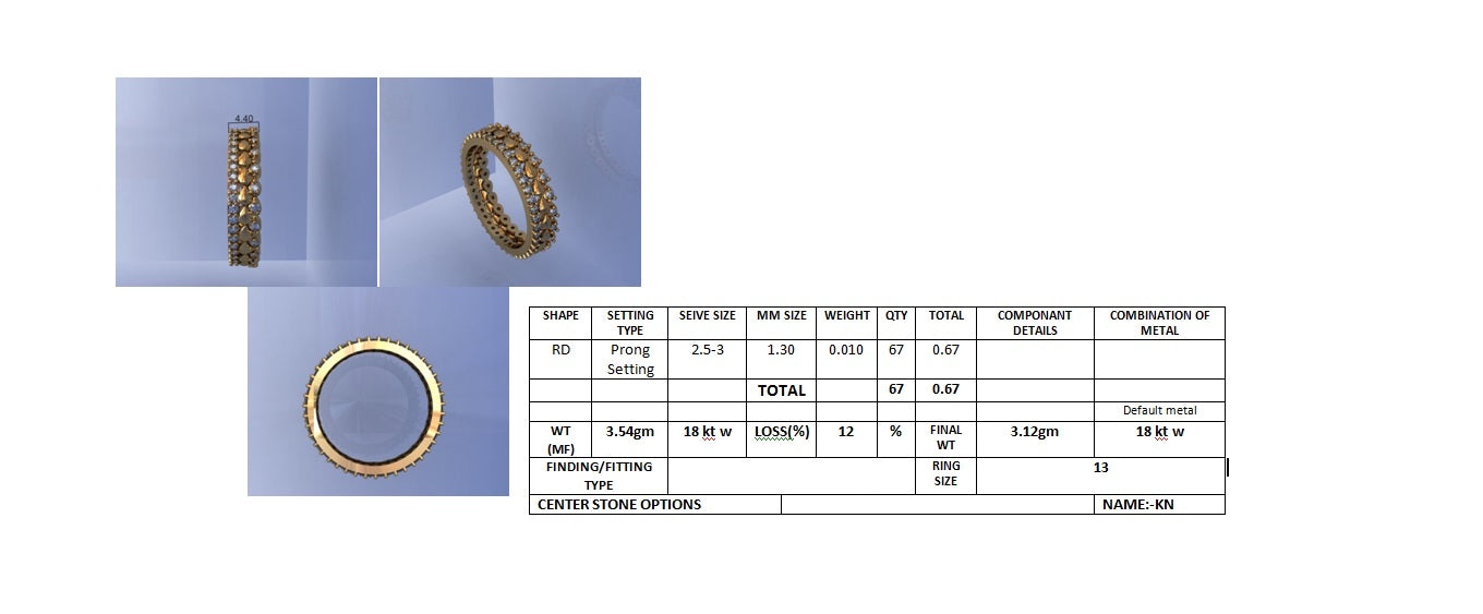 3D Jewelry Files Ring Model STL DR-2882 R39