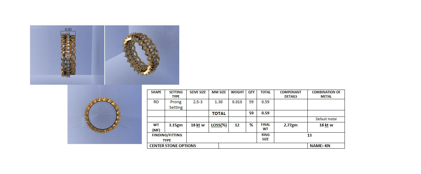 3D Jewelry Files Ring Model STL DR-2882 R41