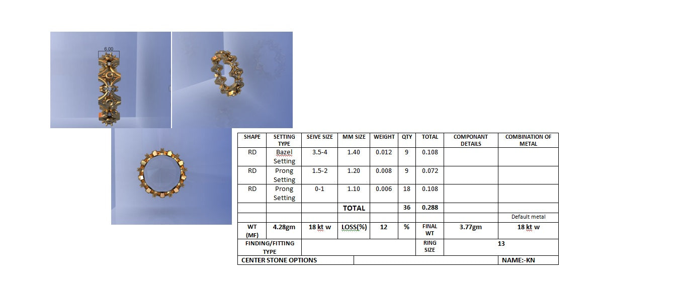 3D Jewelry Files Ring Model STL DR-2882 R47